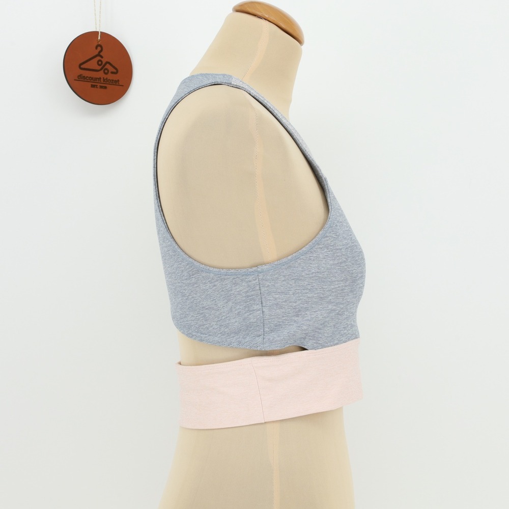 Outdoor Voices Tri Tone Splash Crop Top Sports Bra Size Medium - Picture 2 of 6